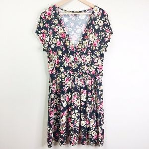 Vibe Sportswear Sz 2XL Super Soft Rose Print Dress